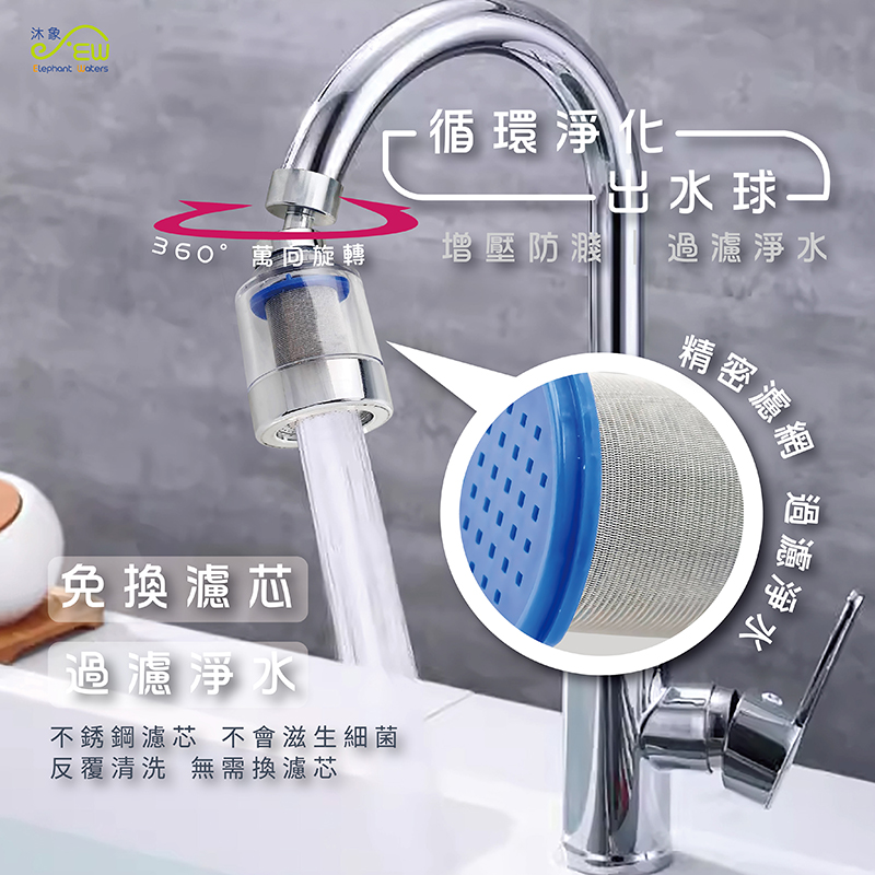 循環淨化出水球