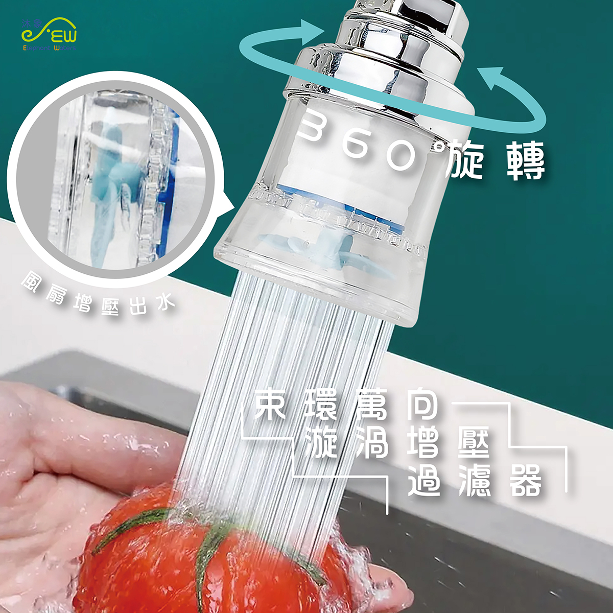 束環萬向漩渦增壓過濾器